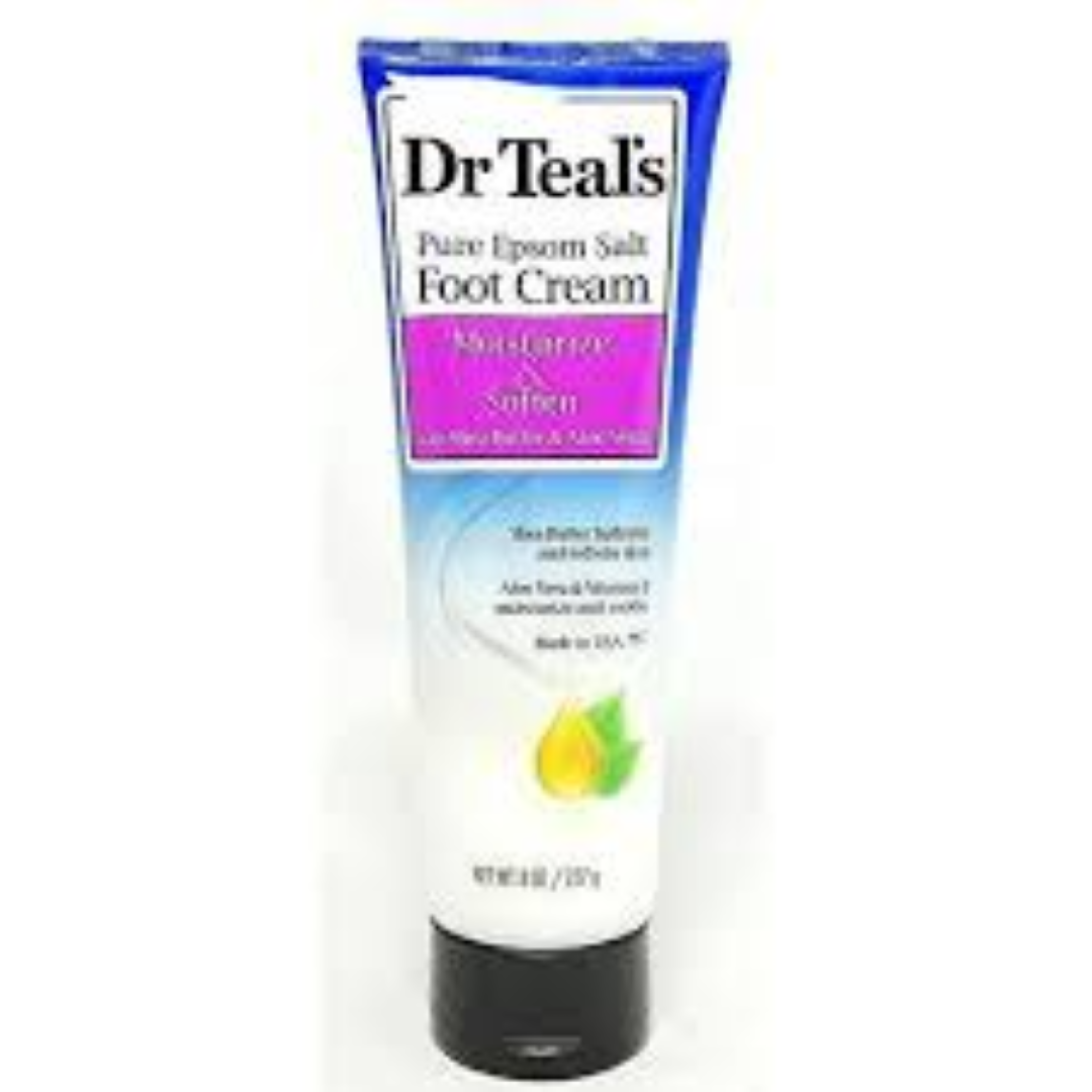 DR TEALS FOOT CREAM MOIST & SOFTEN 227G